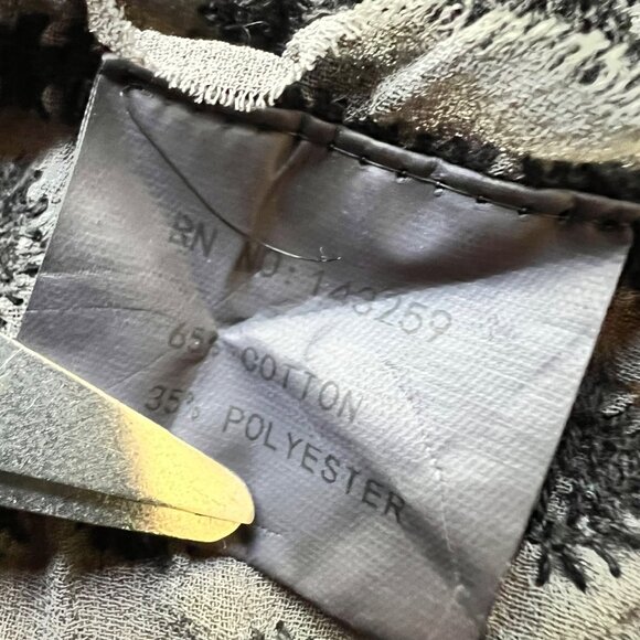 Origami by Viven Gray Black Lace Sleeveless Open Front Duster Cardigan Vest - Picture 3 of 11